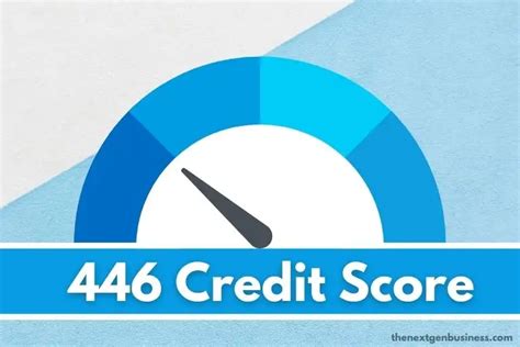 446 credit score